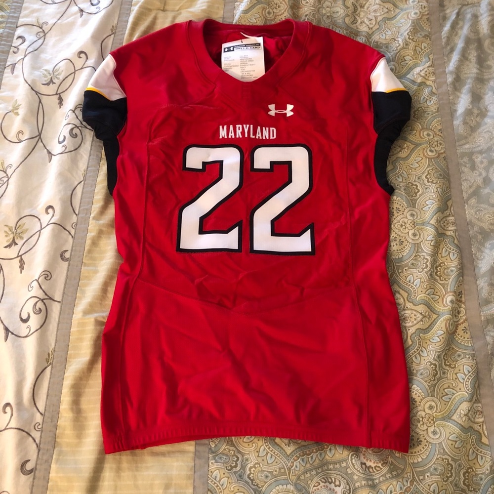Under Armour Maryland Terps Armougrid Football L